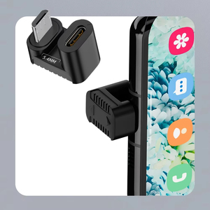 <span class=keywords><strong>USB</strong></span> 2.0 Type-C nữ để Micro-<span class=keywords><strong>USB</strong></span> nam 90 độ trái/Phải góc U hình dạng 5V2A sạc kết nối cho điện thoại Android máy tính <span class=keywords><strong>b</strong></span>ảng - Product Image 5