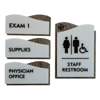 Letrero de Acceso para Discapacitados, Cumple con ADA, Acrílico Premium, Placa para Puerta de Oficina, Ícono en Relieve para Silla de Ruedas, Hospital, Edificio Público