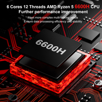 Mini PC Firebat AM02 de 16GB y 512GB con Procesador AMD Ryzen 5 6600H, Chasis Resistente y Envío Gratuito en la UE (Almacén en la UE)