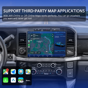 Autoradio Android avec écran tactile de 12,7 pouces, compatible avec Ford F250 Raptor 2020-2026, navigation GPS, lecteur multimédia, Carplay - Product Image 6