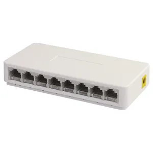 Laag Stroomverbruik Automatische 10/100Mbps Gigabit Ethernet 8 Poorten Netwerkswitches