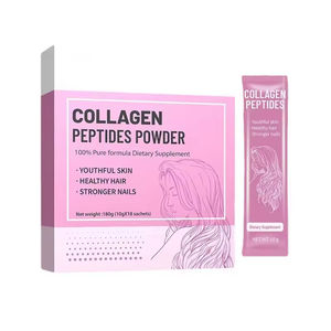 Collagène en poudre de protéines de peptides de collagène de bœuf nourri à l'herbe hydrolysé halal de marque privée, collagène de poisson pour femmes - Product Image 2