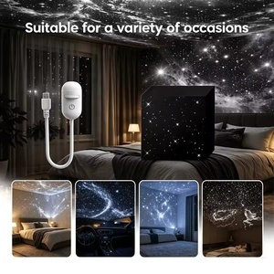 Galaxy Starry Sky Night <strong>Light</strong> <strong>Projector</strong>, 2-in-1 Portable with 12/6/24 Projection Films, 360&deg; Adjustable Brightness Night <strong>Light</strong> - Product Image 6