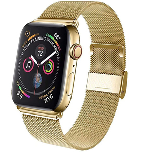 KeepWin Compatible Apple 38 40 42 <span class=keywords><strong>44mm</strong></span> Bracelet Boucle Remplacement <span class=keywords><strong>Iwatch</strong></span> Série 5 <span class=keywords><strong>4</strong></span> 3 2 1 Coloré et or Rose Bande de Montre - Product Image 3
