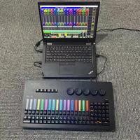 Consola DMX Profesional de 512 Canales, Modelo A-2, Controlador de Software Mini T0 Plus, Consola de Control con Luz RGB Luminosa