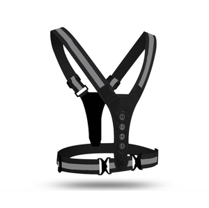 Gilet promotionnel en polyester de qualité supérieure, réfléchissant, LED, réglable, certifié EN 20471, imprimé par transfert thermique, événements de marche/course, personnalisé - Product Image 1