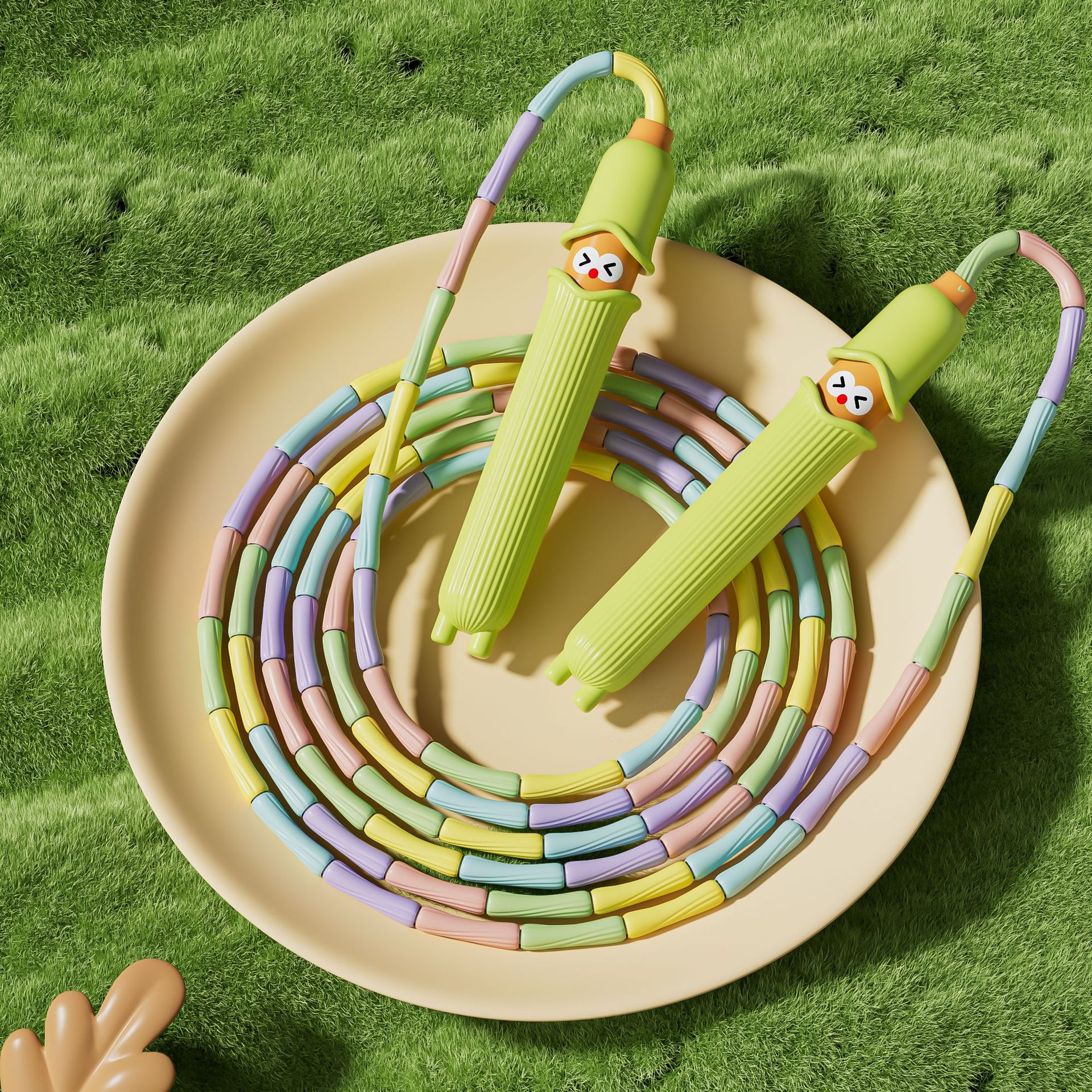 Green grass sprouts
