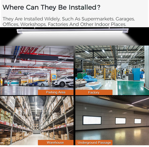 4ft IP65 không thấm nước cảm biến chuyển động LED Batten Lights 18 Wát T8 Ống lịch thi đấu khẩn cấp đậu xe nhà để xe đèn với PC cơ thể - Product Image 6