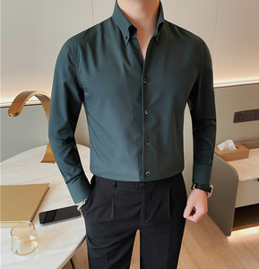 QFZ4062 -เสื้อเชิ้ตผู้ชายไซส์ใหญ่ - Product Image 2
