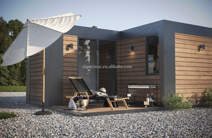 Petites maisons modernes préfabriquées de 20 pieds Petits kits de bâtiments de <span class=keywords><strong>jardin</strong></span> DIY Panneau sandwich de conception modulaire pour l'extérieur Maisons préfabriquées - Product Image 4