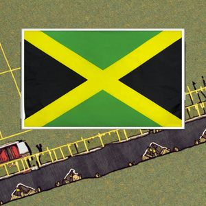 Sẵn sàng để tàu 3X5FT 90x150cm jamaican cờ cho Bảo hiểm xe hơi giáo dục du lịch cơ quan sử dụng - Product Image 3
