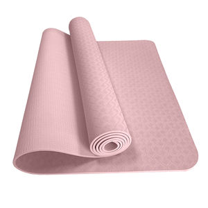 Esterilla de yoga TPE gruesa de 6mm de alta calidad logotipo personalizado antideslizante al por mayor de fábrica - Product Image 2