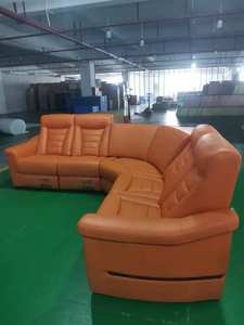 Sillón Reclinable Individual en Forma de U para Cine en Casa Color Marrón Chocolate Asiento Eléctrico Cómodo Sofá para Proyectos de Teatro - Product Image 4