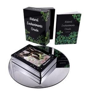 Jeu de cartes <span class=keywords><strong>Tarot</strong></span> personnalisé, cartes Oracle à bords dorés, boîte de guidage pour enfants, cartes d'affirmation Positive attentives pour les étudiants - Product Image 2
