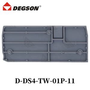 1 unidad DEGSON <span class=keywords><strong>DS4</strong></span>-TW Bloque de terminales de conexión rápida de alta calidad 32A 800V con resorte de inserción para carril DIN, sección transversal de 0.2-6mm, 24-10, 6.2mm - Product Image 2