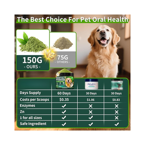 Pâte dentaire <span class=keywords><strong>pour</strong></span> chiens et chats âgés - Douce <span class=keywords><strong>pour</strong></span> la digestion sensible, soutien immunitaire biologique, absorption rapide et sûre - Product Image 6