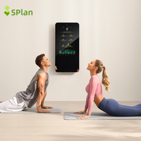 SPlan AI Smart Home Gym, Equipo de Entrenamiento Multifuncional con Pesas Dinámicas de Metal, Pila de Pesas de 100 kg, Estación de Ejercicios Personal