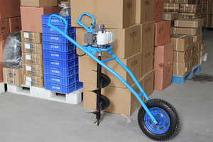 Herramientas de jardín: Taladro perforador de tierra para postes, 43cc 52cc, en venta - Product Image 2