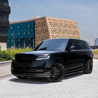 Jantes Yufei en maille nid d'abeille forgées en aluminium 6061-T6 22x9.5J 5x120 Offset personnalisé Noir brillant Monobloc pour Range Rover L460 SUV