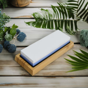 <span class=keywords><strong>Piedra</strong></span> <span class=keywords><strong>de</strong></span> <span class=keywords><strong>Afilar</strong></span> <span class=keywords><strong>Cuchillos</strong></span> <span class=keywords><strong>de</strong></span> Doble Cara con Grano 1000/6000, <span class=keywords><strong>Piedra</strong></span> <span class=keywords><strong>de</strong></span> Agua con Base <span class=keywords><strong>de</strong></span> Bambú y Logotipo Láser <span class=keywords><strong>para</strong></span> Cocina, Tipo Metal - Product Image 6