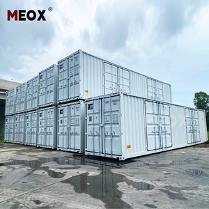 Meox 20ft 40ft cao Cube khô hàng hóa lưu trữ 12 mét thêm rộng đôi bên mở cửa vận chuyển container với 3 cửa ra vào - Product Image 2