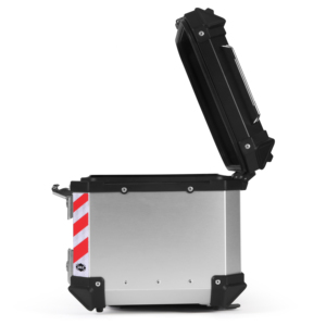 Hòm đựng đồ phía sau xe máy bằng nhôm bạc 45L, chống thấm nước - Product Image 3