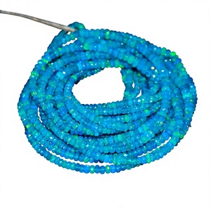 Vente en gros de pierres précieuses d'opale naturelle faites à la main, taillées en ovale, 2*3-12*14mm, effet chromatique, pour la fabrication de bijoux - Product Image 3