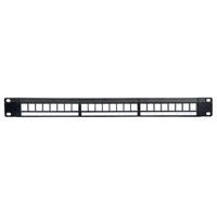 Panel Patch Keystone GETEKnet 24/48 Port UTP Cat5e Cat6 Cat7 Tanpa Pelindung 90 Derajat untuk Ruang Server/Engin untuk Jaringan