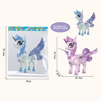 Jouet de licorne à piles Offre Spéciale avec fonction de marche et musique jouets d'animaux en plastique pour faire semblant de jouer et préscolaire