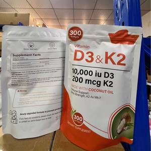 Cápsulas <span class=keywords><strong>de</strong></span> Gel Suave con <span class=keywords><strong>Vitamina</strong></span> D3K2 y Aceite <span class=keywords><strong>de</strong></span> Coco Virgen, Suplemento para el Apoyo Inmunológico en Adultos, 300 Cápsulas - Product Image 4