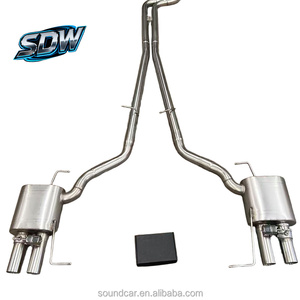 Tubo de Escape Catback con Válvulas para <span class=keywords><strong>BMW</strong></span> 640i XDrive G32 GT 630i <span class=keywords><strong>640d</strong></span>, Salida Cuádruple, Acero Inoxidable T304, Alto Flujo, Deportivo - Product Image 1