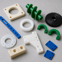 Maßgefertigte CNC-Bearbeitete Kunststoffteile Zahnräder Blöcke Ringe Unregelmäßige Formen Multi-Material Zeichnungsbasierte Präzision Direkt ab Werk