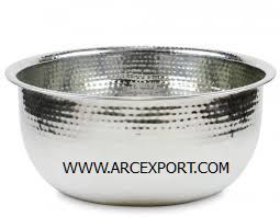 ชามเสิร์ฟอาหารสแตนเลสขนาดใหญ่ทรงค้อนดีไซน์คลาสสิกชามเสิร์ฟอาหารรูปทรงกลม - Product Image 5