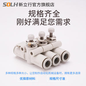 วาล์วควบคุมการไหลแบบตรงรุ่น AS1002F-0406 พร้อมข้อต่อควบคุมความเร็ว 2052/2002/3002 - Product Image 5