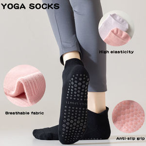 Bulk <b>Socks</b> Yoga <b>Socks</b> Women <b>Grip</b> <b>Socks</b> Non Slip Pilates <b>Socks</b> Ankle Custom Logo Low Cut Cotton Spandex Polyester - Product Image 6