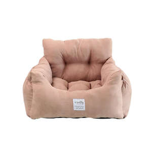 Anpassbares Luxus-Samt-Haustierbett Modernes Quadratisches Hundebett für Große Hunde Kunstfell Abnehmbar Atmungsaktiv <span class=keywords><strong>Private</strong></span> <span class=keywords><strong>Label</strong></span> - Product Image 1