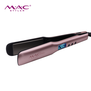 Lisseur à cheveux professionnel en titane MAC 480 ° Écran LCD, chauffe rapide, anti-frisottis pour tous types de cheveux, avec sac de protection thermique - Product Image 3
