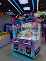 Neofuns Fun Star 2P Machine de jeu d'arcade à monnayeur avec grue à griffes géante pour la distribution de cadeaux et de poupées