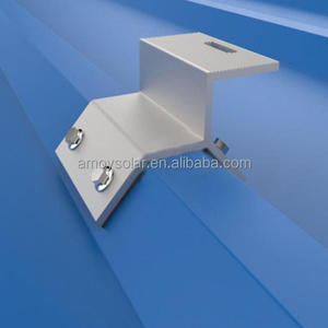Morsetto solare in alluminio di nuovo design per tetto in metallo L80*W80 - Fabbrica B2B Xiamen Amoysolar - Product Image 2