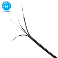 Cable de fibra óptica monomodo autosuficiente GJYXFCH FTTH Cable de mariposa de comunicación de caída plana