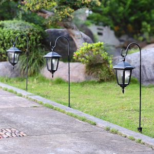 Lampes solaires pour pelouse LED IP65 résistantes à l'eau 5000K lumière du jour, lampadaire de jardin en aluminium avec détecteur de mouvement et CRI 90 - Product Image 6