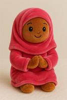 Peluche Musulmane Personnalisée OEM Série Religieuse, Mignonne Poupée Compagnon Dessin Animé, Cadeau d'Ambiance de Fête, Coussin Pendentif