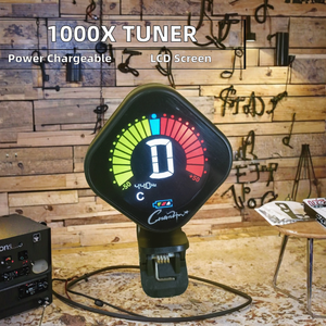 1000x מקלט כרומטי נטענת עם מסך מסך מסך מסך תצוגה-עיצוב עבור גיטרה אקוסטית גיטרה אקוסטית - Product Image 2