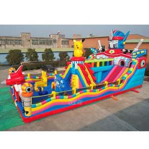 Compre el Castillo Inflable Más Grande, Robot Gigante de Dibujos Animados, <span class=keywords><strong>Parque</strong></span> Temático Inflable Grande, Casa de Brinco Grande en Venta - Product Image 4