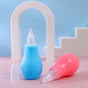 Aspirator Hidung Bayi Silikon Lembut dan Aman Vakum Pembersih Hidung Jarum Suntik Telinga Bulat Twister <span class=keywords><strong>Bulb</strong></span> Desain untuk Bayi Anak-anak - Product Image 5