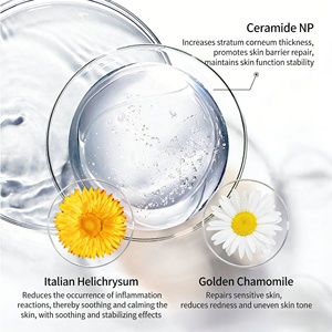 Gel Facial Calmante Reparador de <span class=keywords><strong>Piel</strong></span> con Hierbas de Manzanilla, Ceramida NP, Cuidado Post-Solar, Antiinflamatorio, Gel Refrescante <span class=keywords><strong>para</strong></span> el Cuidado de Heridas Faciales - Product Image 4
