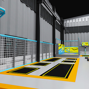 Prix usine : Ensemble de jeux d'intérieur commercial Hello Cat Naughty Castle avec trampoline, mur d'escalade, toboggans et piscine à balles - Product Image 3