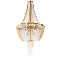 Lustres en cristal d'hôtel lampe à pompon en acier inoxydable banquet de mariage lampe européenne Villa club lustre de luxe suspension