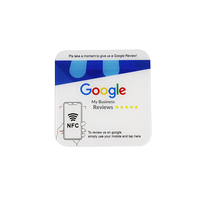 Plaques intelligentes personnalisables en acrylique avec code QR, RFID, NFC pour cartes de membre et affichages interactifs des avis Google