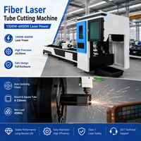 Machine de découpe laser à fibre pour tubes de grand diamètre, découpeuse de tuyaux laser robuste